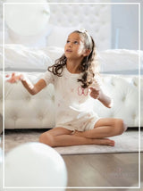 Breathable, lightweight and soft, our short-sleeve pajamas are a must-have for all children.  100% Egyptian cotton with Suedine is excellent for babies who may overheat at night and like an extra softness! A favorite amongst all ages, pajamas so cute they are not just for sleeping! 
